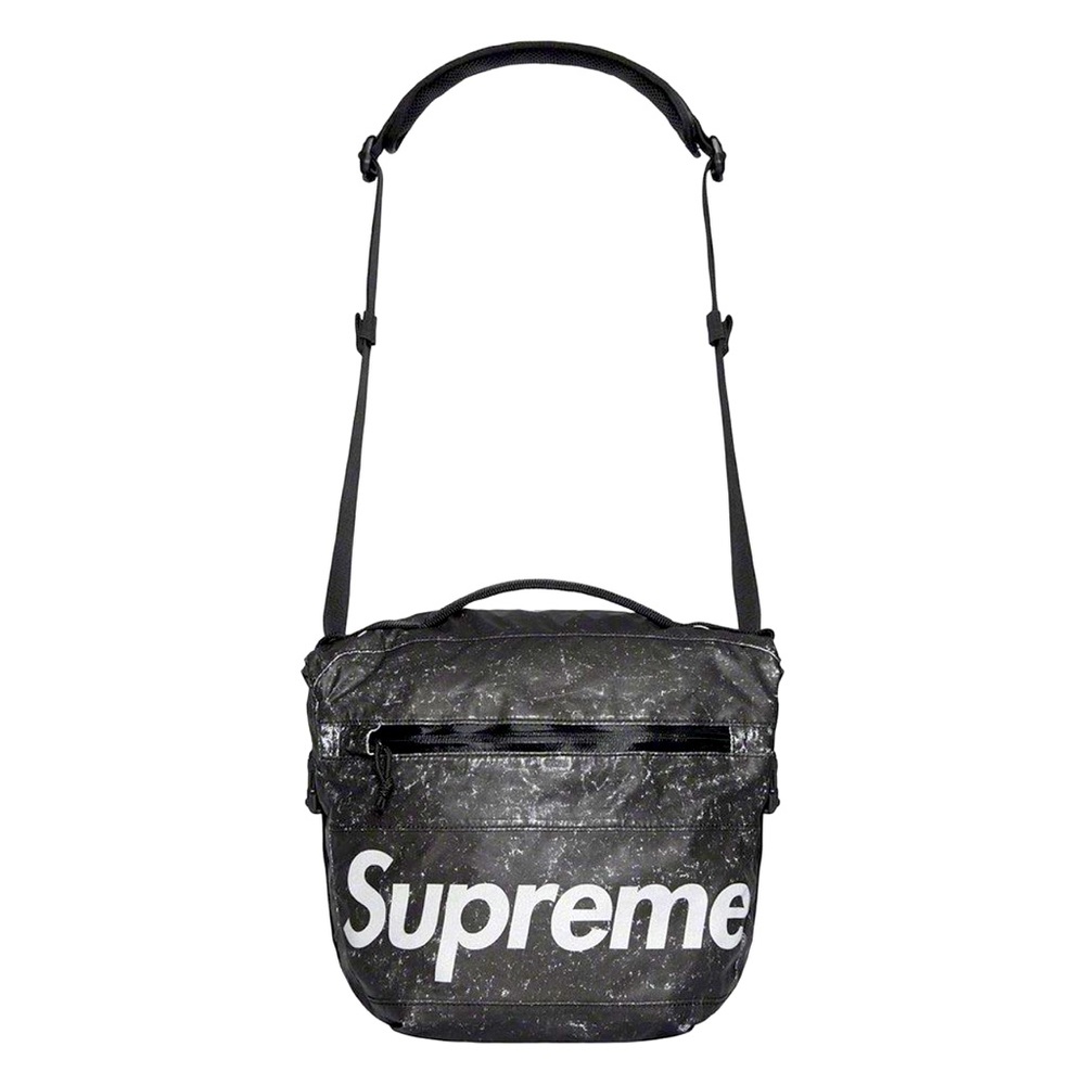 Supreme reflective water resistant cross body bag. Technical fabric